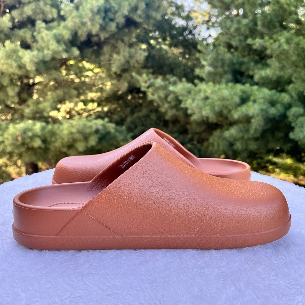 Crocs Dylan Clogs Women 10 | Men 8 Cognac Brown Boho Mules Slip On Waterproof - Picture 6 of 10